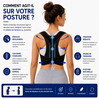 Correcteur de Posture Réglable