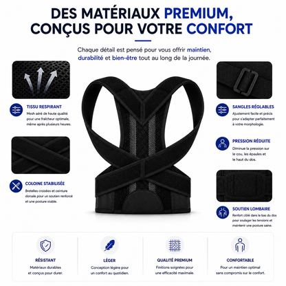 Correcteur de Posture Réglable
